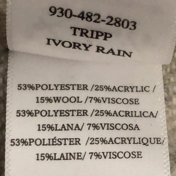 Rails Trip Shirt Jacket Ivory Rain Size Large NWT - Picture 11 of 14